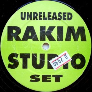 Unreleased Rakim Studio Set album cover