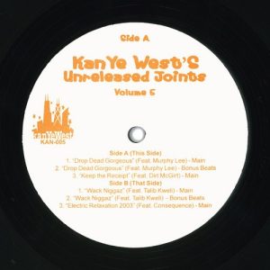 Unreleased Joints Volume 5 album cover
